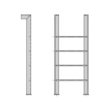 Стремянка СХ-22 2300 мм Серия 1.450.3-7.94