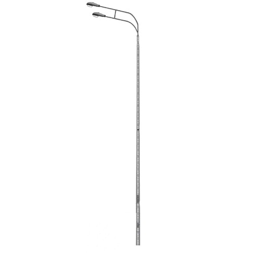 Опора освещения несиловая граненая фланцевая квадратная МК-8Ф Ст3сп5 68х143х8х3 мм в Сахалине

