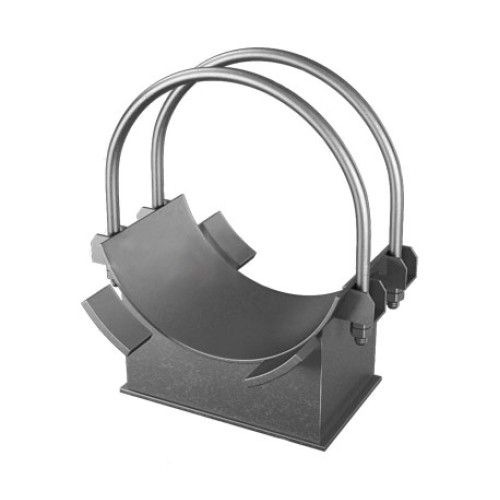 Опора хомутовая неподвижная для трубопроводов ТЭС и АЭС 12Х18Н10Т 1220х800х800х150 мм ОСТ 34-10-618-93 в Сахалине

