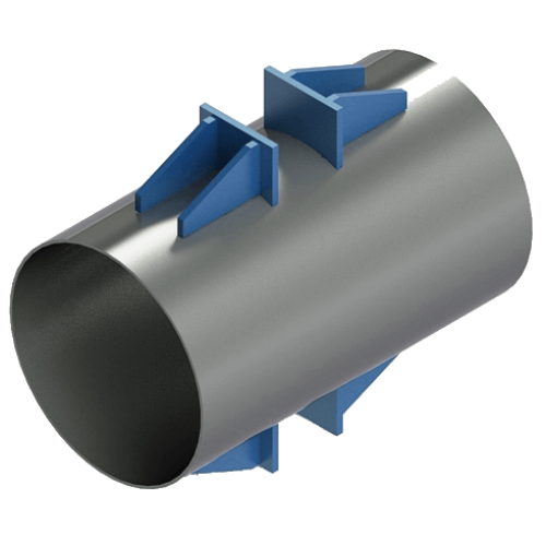 Опора неподвижная лобовая двухупорная усиленная Т6.20 219х7х120х432х228 мм Серия 4.903-10 Выпуск 4