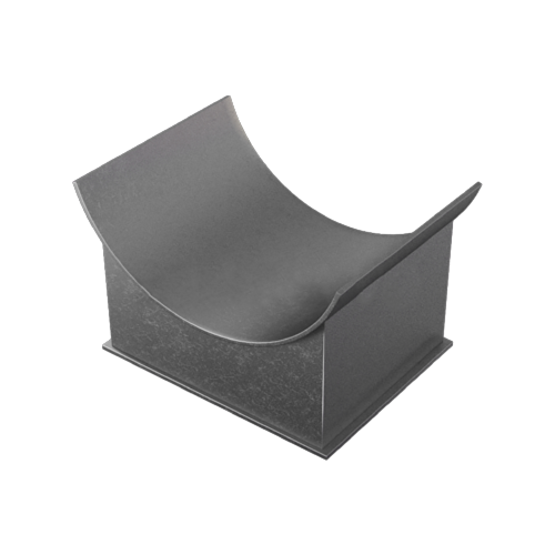 Опора неподвижная приварная для трубопроводов ТЭС и АЭС Ст3 820х600х350х150 мм ОСТ 34-10-616-93 в Сахалине

