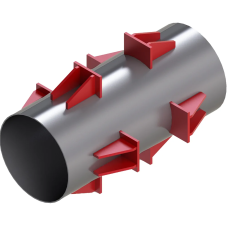 Опора неподвижная лобовая четырехупорная усиленная Т7.18 1420х14х500х1704х600 мм Серия 4.903-10 Выпуск 4