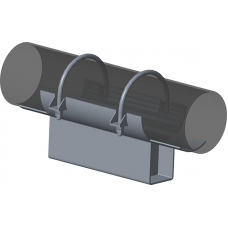 Опора неподвижная хомутовая с корпусом для тепловых сетей ТС-670.00.00 159х90х340х150 мм Серия 5.903-13 выпуск 7-95 12,2 кг