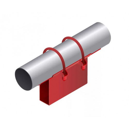 Опора неподвижная приварная корпусная для тепловых сетей исп. Б23 / БС23 ВСт3 1420х500х680х150 мм ОСТ 36-146-88 82,1 кг