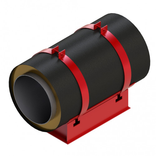 Опора скользящая для труб в ППУ изоляции 76х275 мм ГОСТ 30732-2006