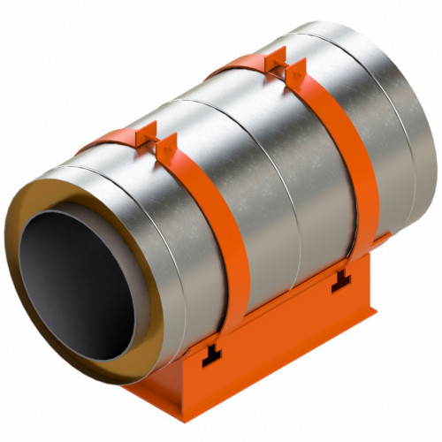 Опора скользящая хомутовая ТС-626.000 194х180х100 мм Серия 5.903-13 выпуск 8-95 6,3 кг