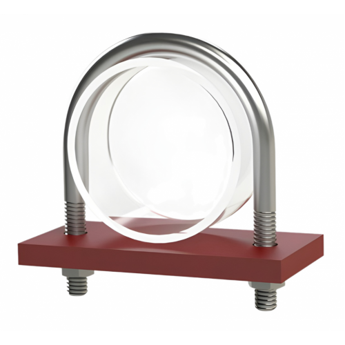 Опора неподвижная хомутовая бескорпусная для тепловых сетей исп. Б Ст20 38 мм ОСТ 36-146-88 0,28 кг