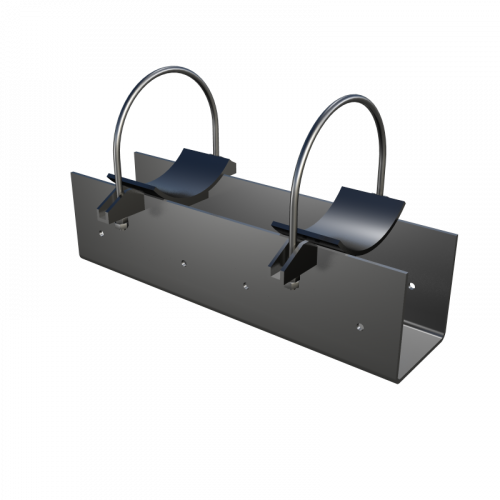 Опора подвижная хомутовая Х3 ОПХ3-100.273 273 мм ОСТ 36-94-83