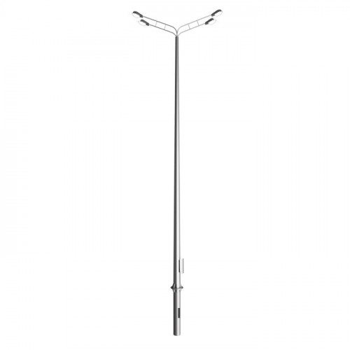 Опора освещения силовая граненая прямостоечная ОГСп-0,4(90)-9,0-11,5-02-Ц Ст3сп5 90х262,5х9 мм