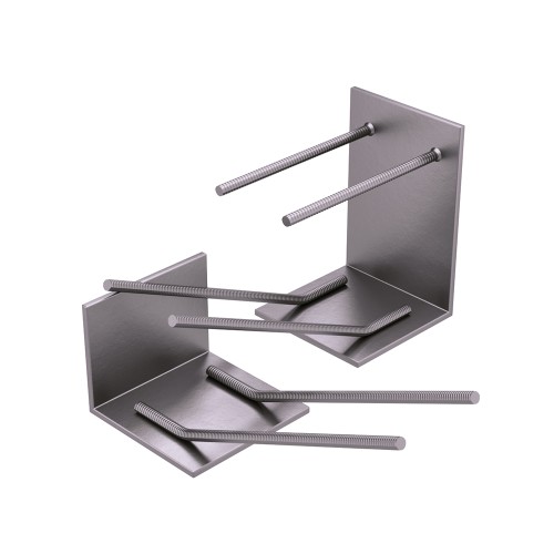 Закладная деталь для железобетонных конструкций оцинкованная петля МН830 1.400-15.В1.В10-29 273х6х190 мм Серия 1.400-15 Выпуск 1